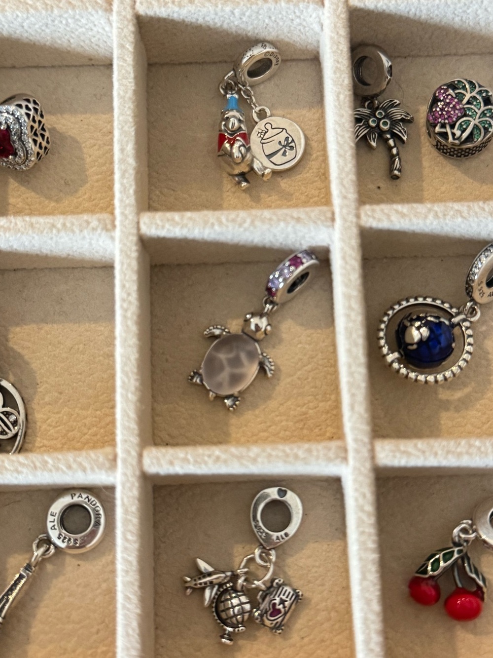 Pandora pink turtle charm